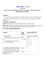 Tải Giáo án Thể dục lớp 4 - Tuần 19 - bài 37 - Giáo án điện tử Thể dục lớp 4