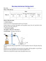 Tải Bản tường trình Hóa học 8 bài thực hành 4 - Báo cáo thực hành 4 Hóa học 8