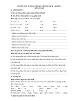 Bài ôn tập Toán, Tiếng Việt lớp 3 cho học sinh trong thời gian nghỉ phòng, chống dịch Corona năm học 2019-2020