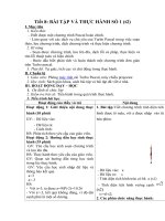 Tải Giáo án môn Tin học lớp 11 bài 8 - Bài thực hành số 1