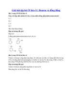 Tải Giải bài tập Hóa 11 Bài 35: Benzen và đồng đẳng. Một số hiđrocacbon thơm khác - Giải Hóa 11 Bài 35