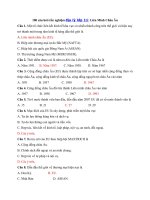 Tải 100 câu hỏi trắc nghiệm Địa lý lớp 11: Liên Minh Châu Âu - Câu hỏi trắc nghiệm Địa lý lớp 11 bài 7 có đáp án