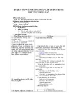 Tải Giáo án môn Ngữ văn lớp 7 bài 65 - Luyện tập về phương pháp lập luận trong văn nghị luận