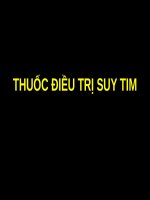 VAI TRÒ của THUỐC điều TRỊ SUY TIM (BỆNH học nội) (chữ biến dạng do slide dùng font VNI times, tải về xem bình thường) 