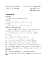 Tải Đề cương ôn tập học kì 1 môn Công nghệ 7 trường THCS Giang Biên năm học 2020 - 2021 - Câu hỏi ôn tập học kì 1 lớp 7 môn Công nghệ