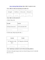 Tải Giải vở bài tập Tiếng Việt lớp 2 tập 1 tuần 4: Luyện từ và câu - Giải vở bài tập Tiếng Việt lớp 2 tuần 4