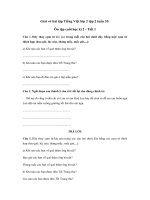 Tải Giải vở bài tập Tiếng Việt lớp 2 tập 2 tuần 35: Ôn tập cuối học kì 2 - Tiết 1 - Giải vở bài tập Tiếng Việt lớp 2 tuần 35