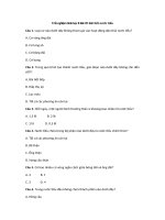 Tải Trắc nghiệm Sinh học 8 Bài 39: Bài tiết nước tiểu - Trắc nghiệm Sinh học 8 Bài 39 có đáp án