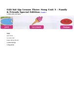 Tải Giải bài tập Family and Friends lớp 2 Unit 5: Lesson three - Giải bài tập Tiếng Anh lớp 2 Unit 5: Where's the ball?