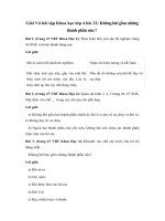 bài 32: Không khí gồm những thành phần nào ?