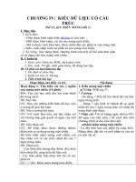 Tải Giáo án môn Tin học lớp 11 bài 23 - Kiểu mảng