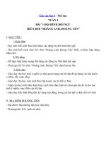 Tải Giáo án Thể dục lớp 5 - Tuần 4 - bài 7 - Giáo án điện tử Thể dục lớp 5