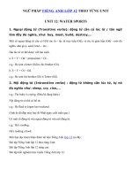 Tải Ngữ pháp Unit 12 lớp 12 Water sports - Tiếng Anh 12 Unit 12 Water sports| Ngữ pháp Unit 12 SGK tiếng Anh lớp 12 đầy đủ nhất