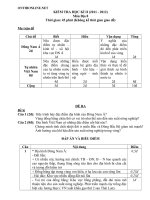 Download Đề KT HK 2 Địa lý lớp 8