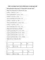 bài 4: Biểu thức có chứa một chữ