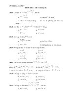 Download Kiểm tra 1 tiết chương III Toán 11
