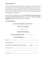 Tải Đơn xin nghỉ học - Đơn xin phép nghỉ học mới nhất