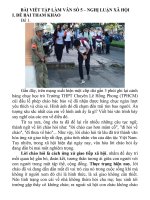 TUẦN 22 - TIẾT 104+105 - NGỮ VĂN 9 - BÀI VIẾT SỐ 5 LỚP 9