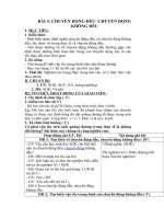 Tải Giáo án môn Vật lý lớp 8 bài 3 - Chuyển động đều - Chuyển động không đều