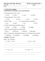 KHỐI 5 - ĐỀ 5 (TOÁN)