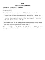 học trực tuyến tuần 27môn anh văn khối 4  tiểu học nguyễn việt hồng