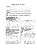 Tải Giáo án môn Ngữ văn lớp 6 bài 55 - Trả bài tập làm văn số 3