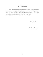 CHUYỂN DỊCH cơ cấu KINH tế NGÀNH THEO HƯỚNG CÔNG NGHIỆP hóa, HIỆN đại hóa ở HUYỆN PHONG điền, TỈNH THỪA THIÊN HUẾ 