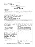 Giáo án lớp 5A - tuần 23