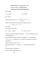 Download Đề kiểm tra HKII toán 11 nâng cao