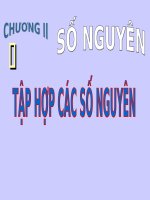 Slide bài giảng toán lớp 6 chương 2 phần (2) 