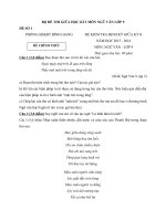 Tải Bộ đề thi giữa học kì 2 môn Ngữ Văn lớp 9 - Đề kiểm tra giữa học kì II môn Ngữ văn lớp 9 có đáp án