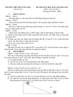 Download Đề thi giữa  HKII vật lý 9- THPT Hồ tùng Mậu