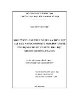 NGHIÊN cứu cấu TRÚC xơ SEN và TỔNG hợp vật LIỆU NANOCOMPOSITE MnO2DIATOMITE ỨNG DỤNG CHO xử lý nước THẢI dệt NHUỘM sợi BÔNG PHA SEN (2) 