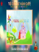 Trò chơi PPT: Lật mảnh ghép