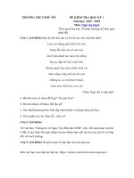 Tải Đề thi học kì 1 lớp 8 môn Ngữ văn Trường THCS Phú Mỹ năm học 2019 - 2020 - Đề kiểm tra HK 1 lớp 8 môn Văn