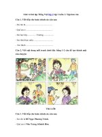 Tải Giải vở bài tập Tiếng Việt lớp 2 tập 1 tuần 1: Tập làm văn - Giải vở bài tập Tiếng Việt lớp 2 tuần 1