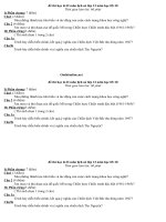 Download Đề thi HKII tiết 54 lịch sử khối 12