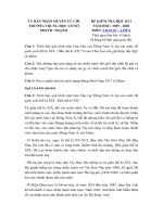 Tải Đề thi học kì 1 lớp 8 môn Lịch sử trường THCS Phước Thạnh năm 2019 - 2020 - Đề thi HK 1 môn Sử lớp 8 có đáp án