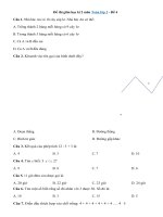 Tải Đề thi giữa học kì 2 môn Toán lớp 2 - Đề 4 - Đề ôn tập giữa kì 2 lớp 2 có đáp án