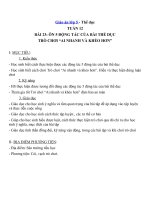 Tải Giáo án Thể dục lớp 5 - Tuần 12 - bài 23 - Giáo án điện tử Thể dục lớp 5