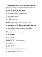 Tải Trắc nghiệm môn Lịch sử 7 bài 8 - Nước ta buổi đầu độc lập