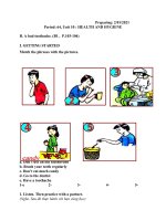 tiếng anh 7 tuần 22 ngày học 422021  thcs tam thôn hiệp