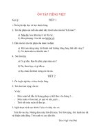 KHỐI 2 - ÔN TẬP TIẾNG VIỆT - TUẦN 27