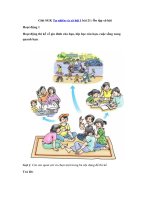 Tải Giải SGK Tự nhiên và xã hội 1 bài 21: Ôn tập xã hội - Soạn Tự nhiên và xã hội lớp 1