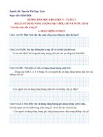 Hướng dẫn học Khoa học 5 - Bài 23: Sử dụng năng lượng mặt trời, gió và nước chảy (Tuần 22)