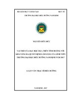 Khảo sát thực trạng stress và các yếu tố liên quan của điều dưỡng, hộ sinh tại bệnh viện sản   nhi bắc giang năm 2017 