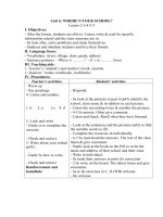 Tải Giáo án Tiếng Anh lớp 4 Unit 6: Where's your school - Lesson 4 - Giáo án điện tử môn Tiếng Anh lớp 4