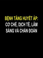 BỆNH TĂNG HUYẾT áp cơ CHẾ, DỊCH tễ, lâm SÀNG và CHẨN đoán (BỆNH học nội) (chữ biến dạng do slide dùng font VNI times, tải về xem bình thường) 
