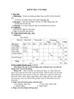 Tải Giáo án môn Ngữ văn lớp 6 bài 24 - Kiểm tra văn học