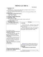 Tải Giáo án môn Ngữ văn lớp 7 bài 41 - Tiếng gà trưa